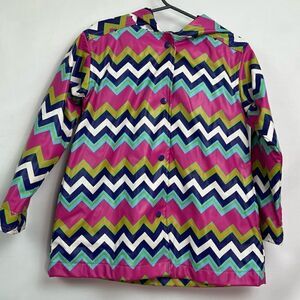 Hartstrings Purple and pink lined raincoat with hood